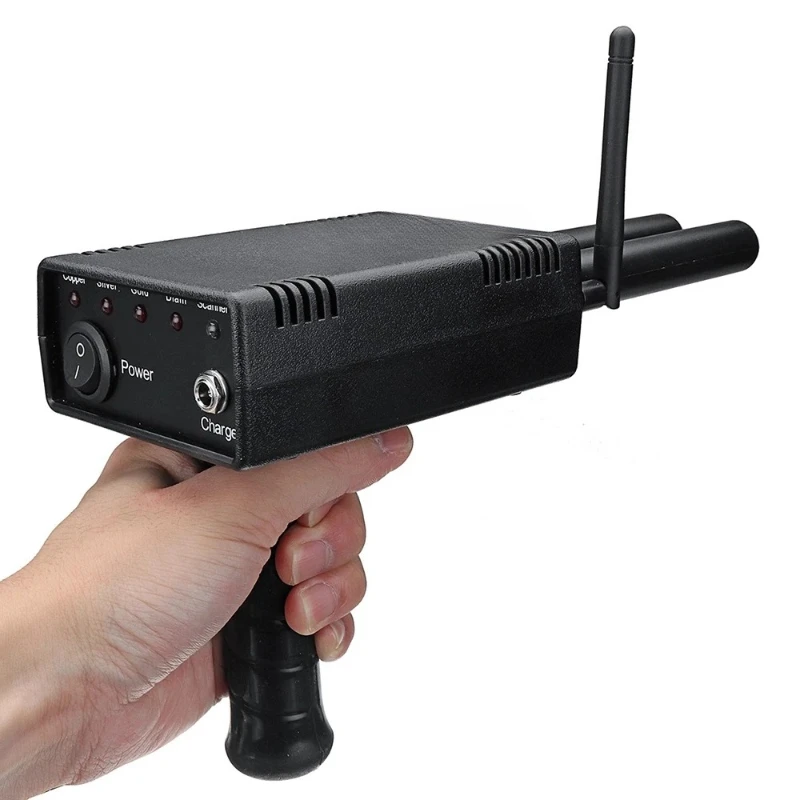 Gold Detector Long Range Locator - เครื่องตรวจจับทองแดง เงิน ทองคำ และเพชร Finder แบบพกพา
