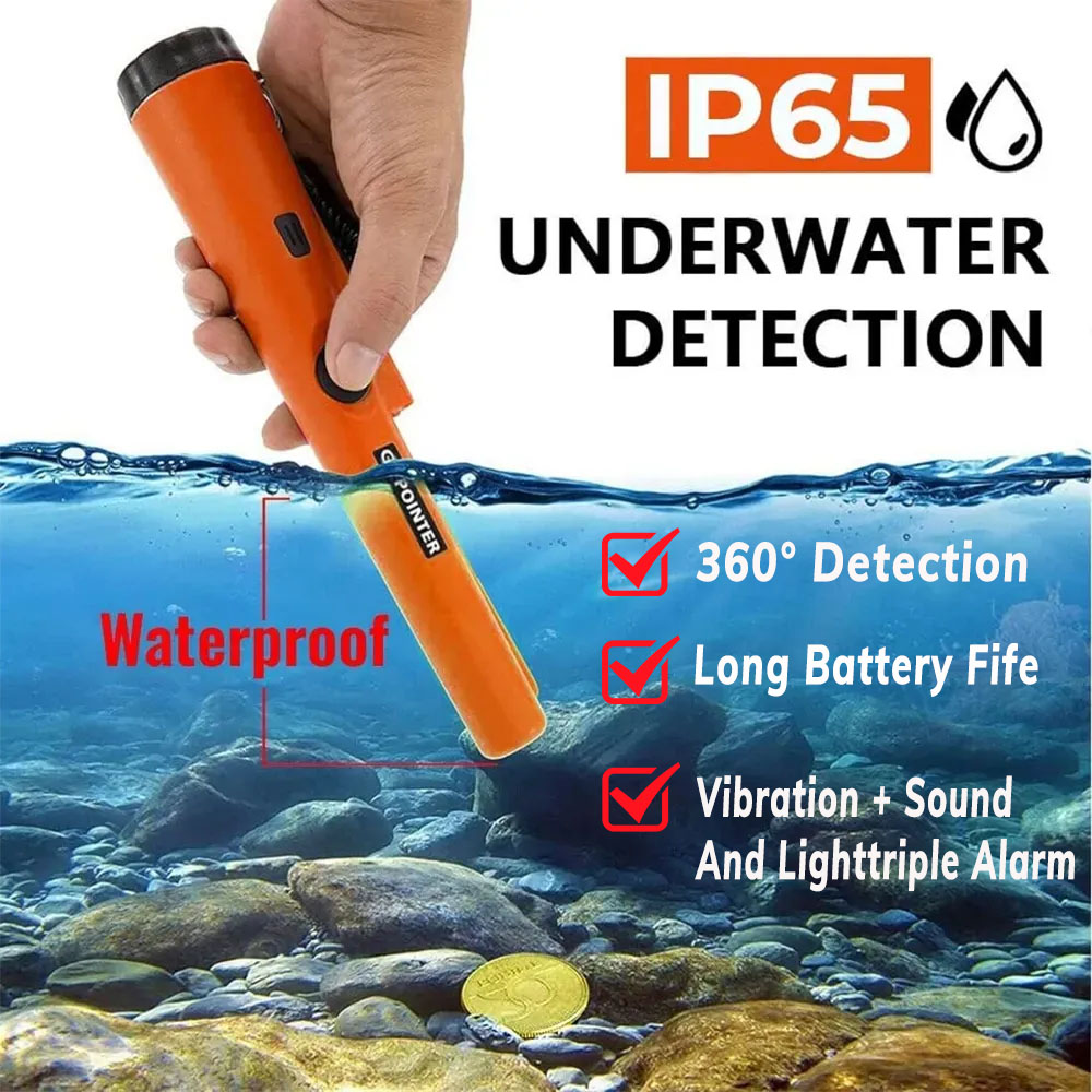 Waterproof Metal Detector Pinpointer - เครื่องตรวจจับโลหะ Pinpointer กันน้ํามือถือ PIN Pointer Wand