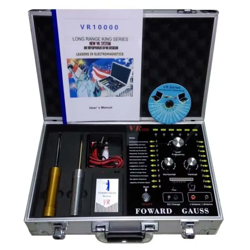 Gold Detector Long Range Locator - VR10000 เครื่องตรวจจับโลหะใต้ดินระยะไกล เครื่องค้นหาทองคำ เงิน อัญมณี พร้อมรีโมทคอนโทรล
