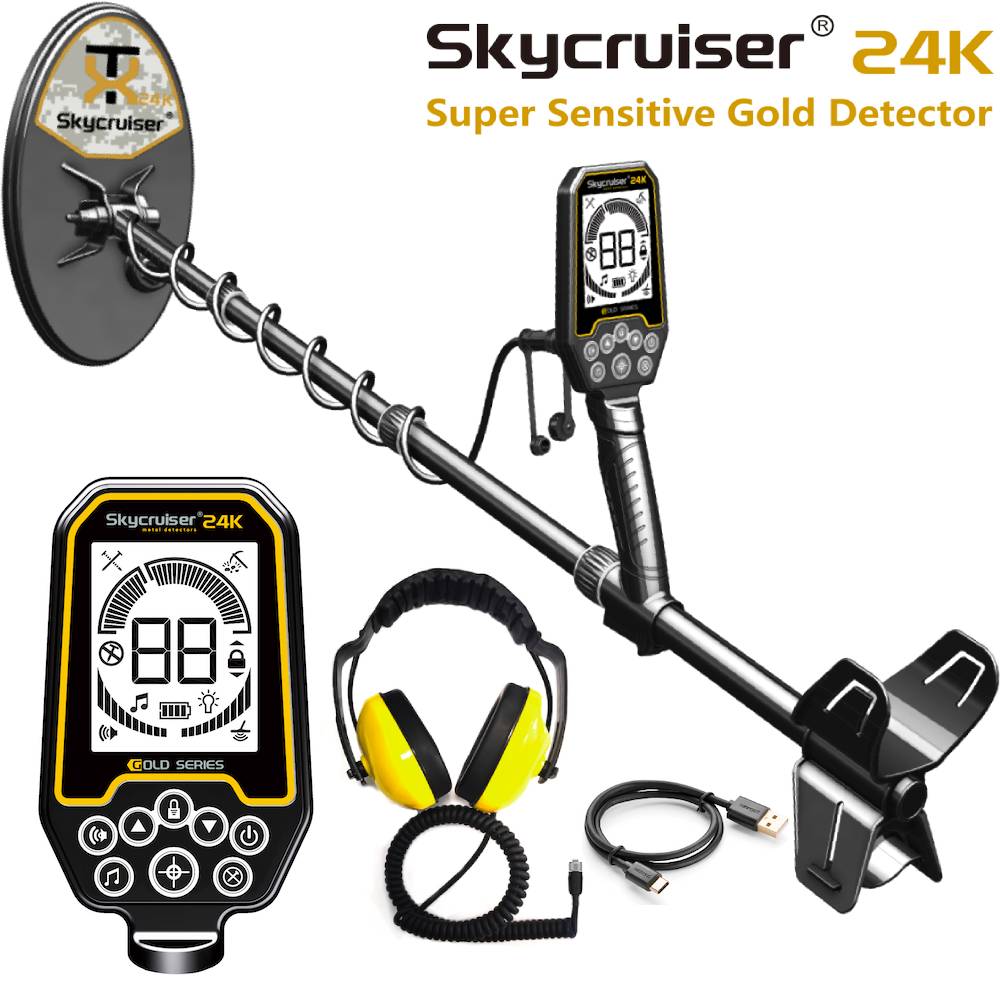 Ground Penetrating Radar Scanner - เครื่องตรวจจับทองคำ Skycruiser 24K Super Sensitive สำหรับการสำรวจทองคำแบบ