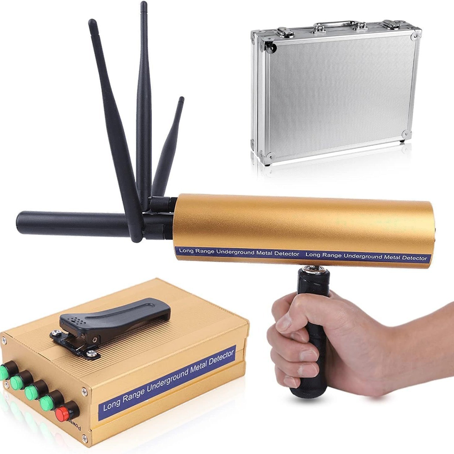 Gold Detector Long Range Locator - เครื่องตรวจจับโลหะแบบใหม่ ระยะไกล สำหรับค้นหาทองคำใต้ดิน