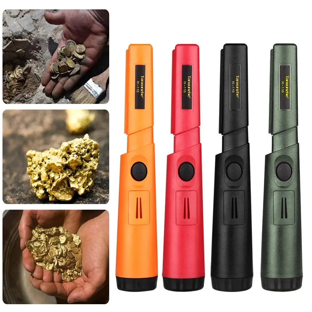 Waterproof Metal Detector Pinpointer - เครื่องตรวจจับโลหะแบบมือถือ TC-110 คุณภาพสูง พร้อมแท่งตรวจจับตำแหน่ง กันน้ำระดับ IP68