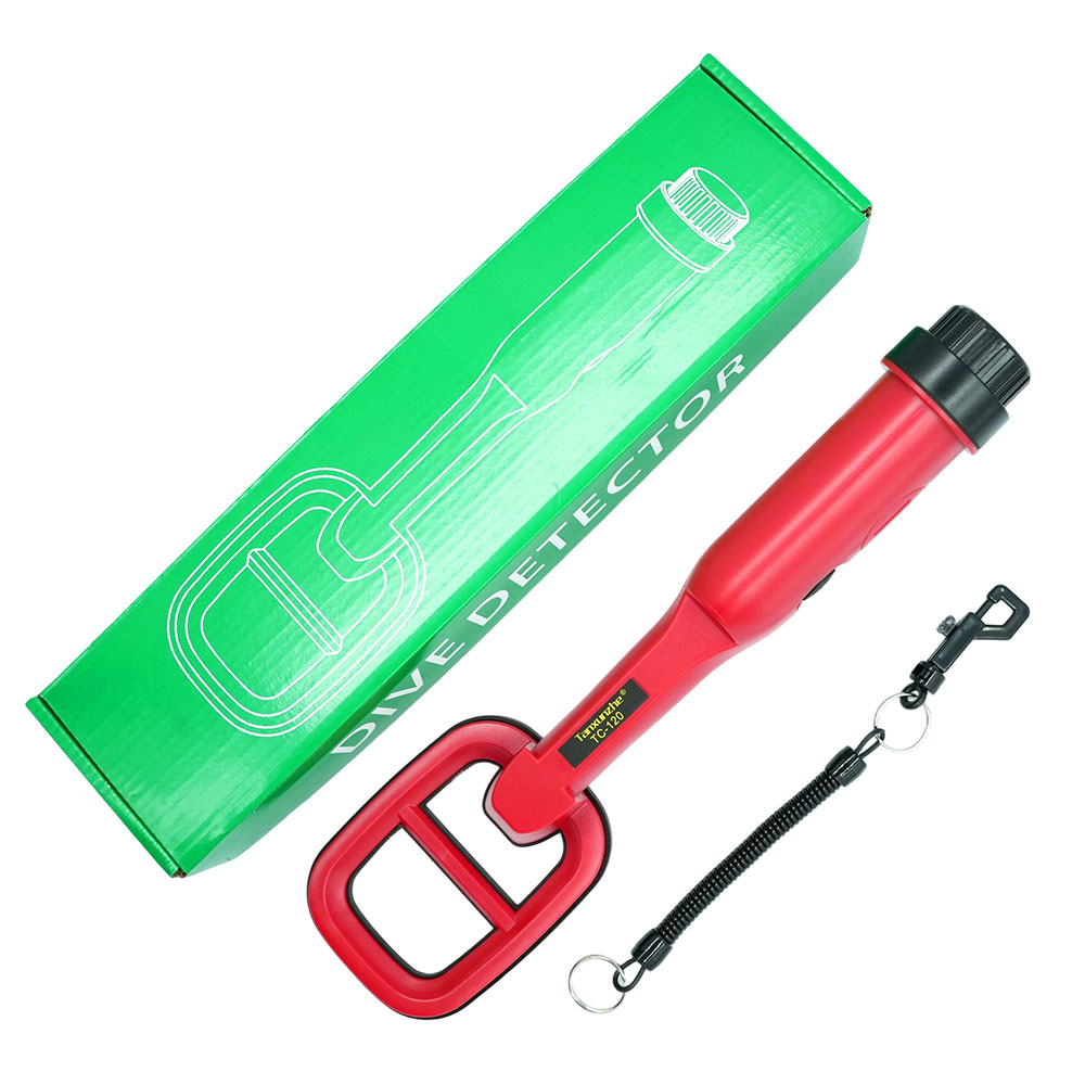 Waterproof Metal Detector Pinpointer - TC-120 เครื่องตรวจจับโลหะแบบมือถือ เครื่องตรวจจับโลหะแบบพัลส์ ระบบเหนี่ยวนำ สำหรับดำน้ำ ค้นหาสมบัติ