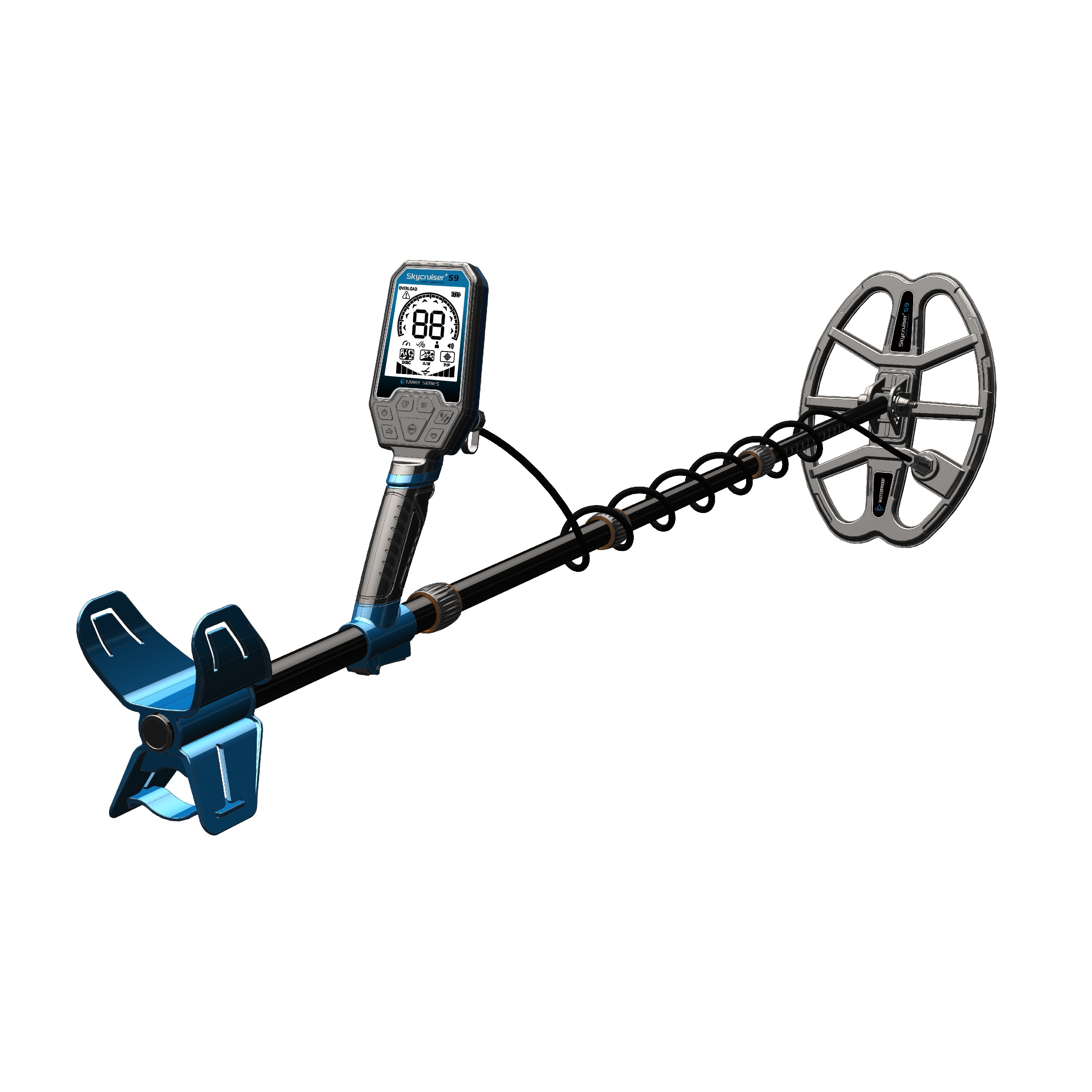 เครื่องตรวจจับโลหะใต้น้ำ Skycr - Gold Detector Long Range Locator บทวิจารณ์และราคา