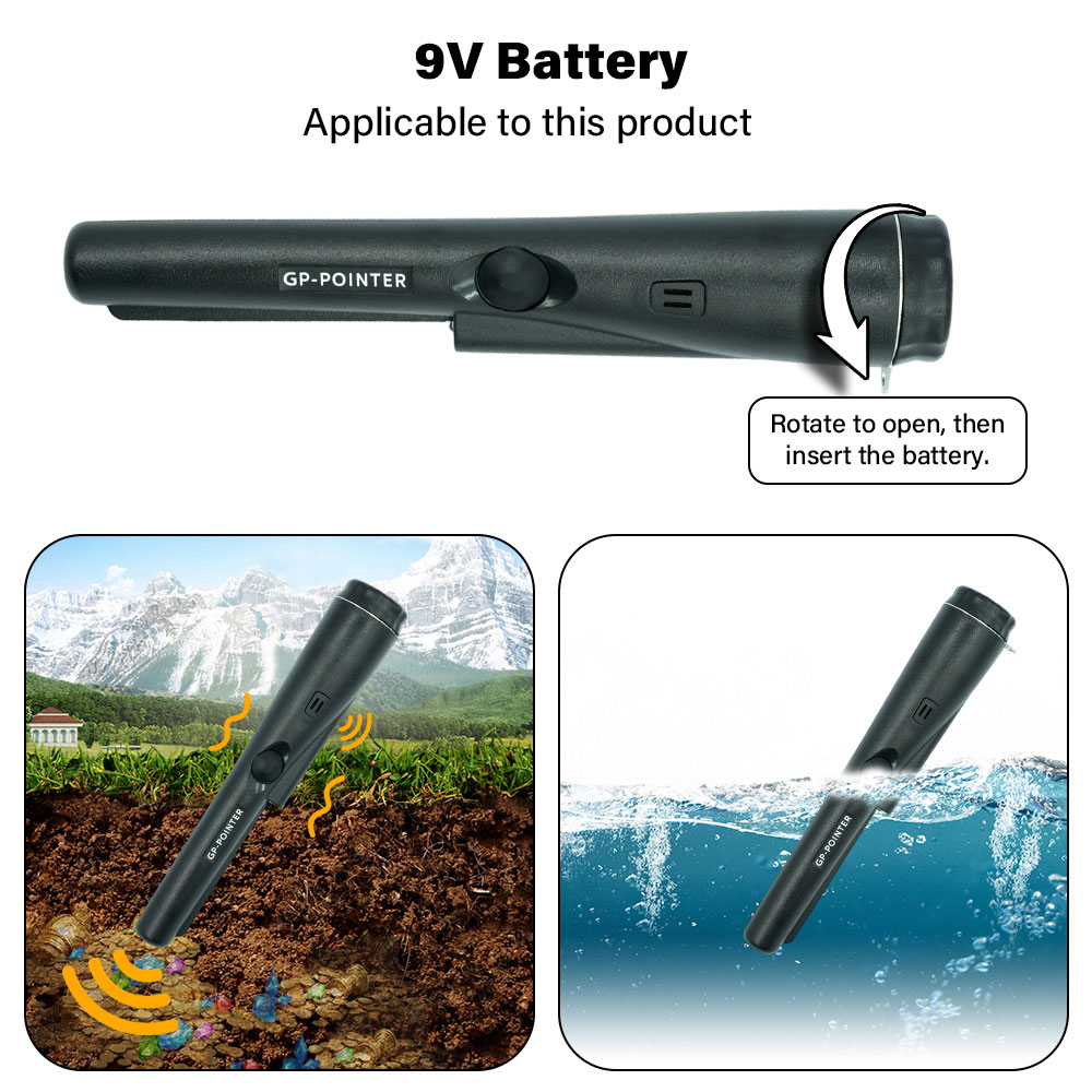 เครื่องตรวจจับโลหะแบบมือถือรุ่ - Waterproof Metal Detector Pinpointer บทวิจารณ์และราคา