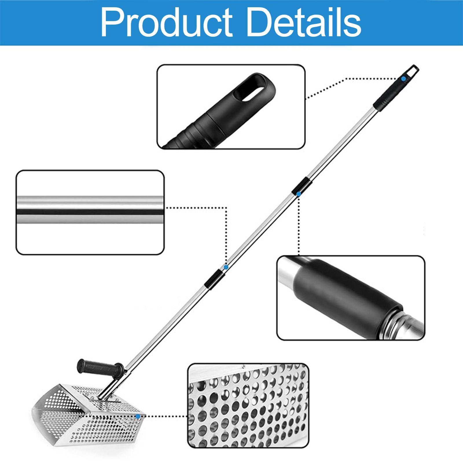 พลั่วตักทรายด้ามยาว สำหรับค้นห - Treasure Hunting Shovel Digging Tool บทวิจารณ์และราคา