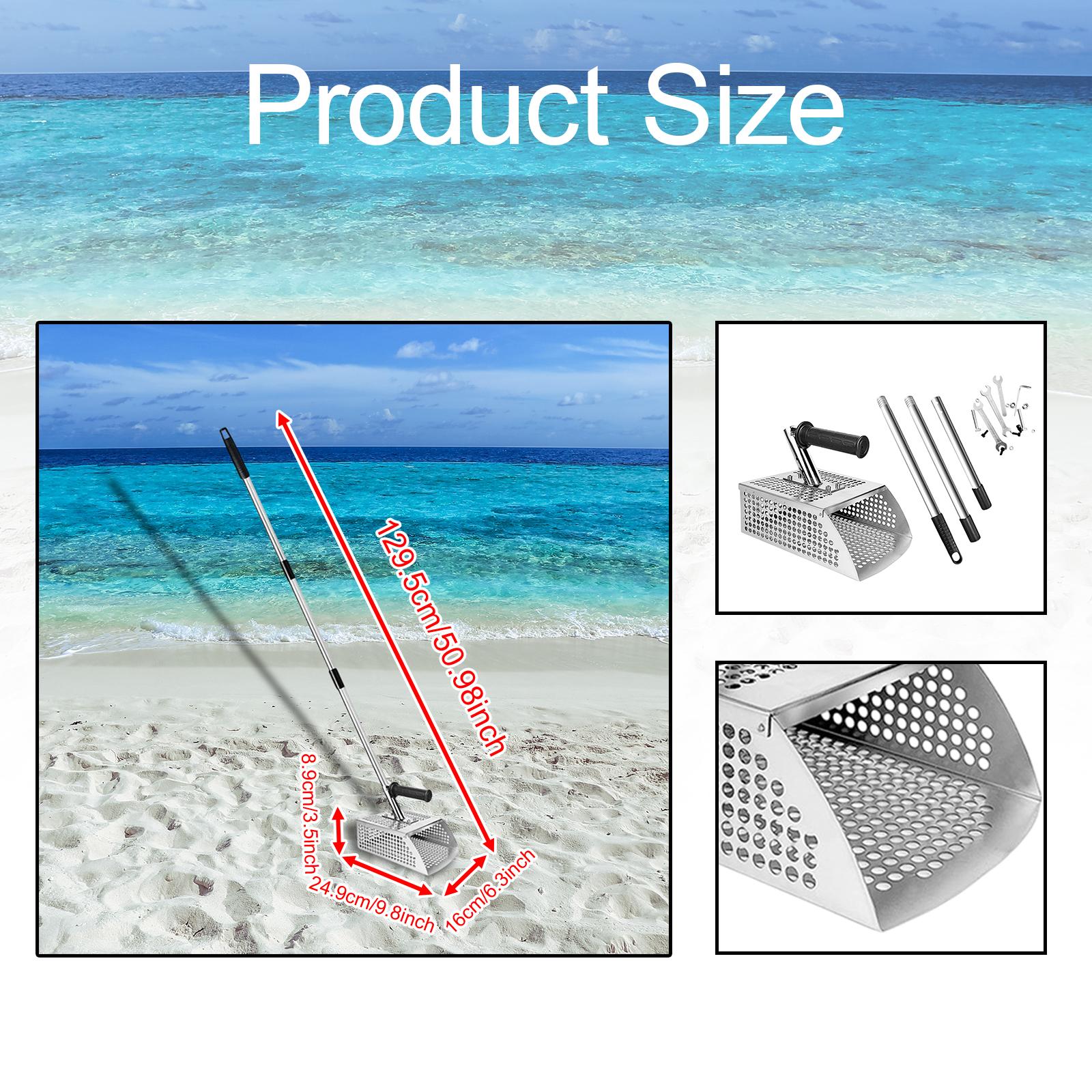 พลั่วตักทรายด้ามยาว สำหรับค้นห - Treasure Hunting Shovel Digging Tool บทวิจารณ์และราคา