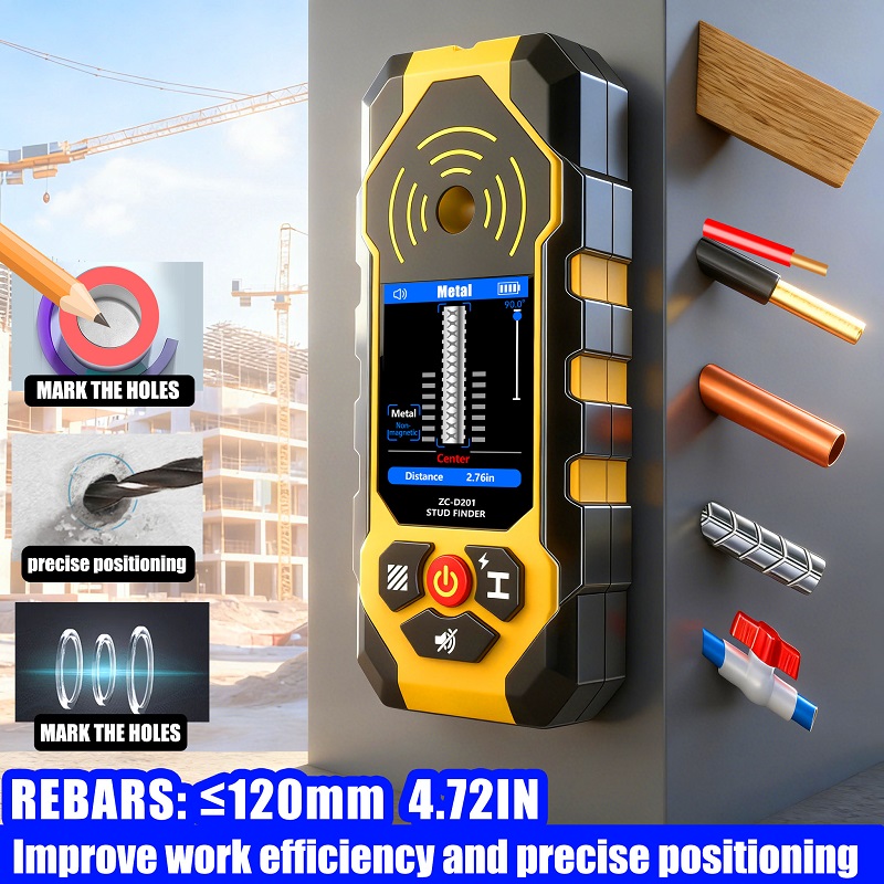 เครื่องตรวจจับโครงสร้างผนัง ZC - Ground Penetrating Radar Scanner บทวิจารณ์และราคา