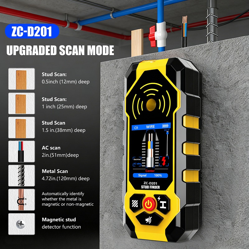 เครื่องตรวจจับโครงสร้างผนัง ZC - Ground Penetrating Radar Scanner บทวิจารณ์และราคา
