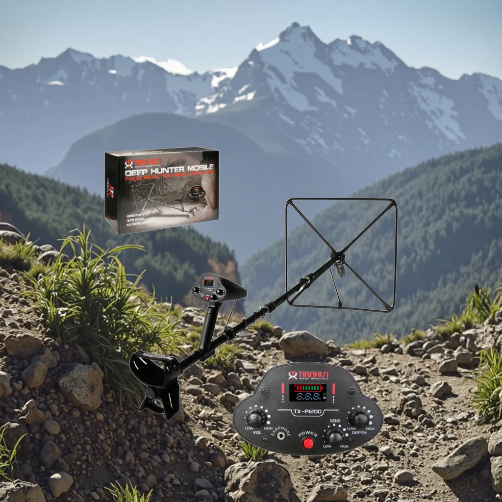 เครื่องตรวจจับโลหะอุตสาหกรรมสำ - Gold Detector Long Range Locator บทวิจารณ์และราคา
