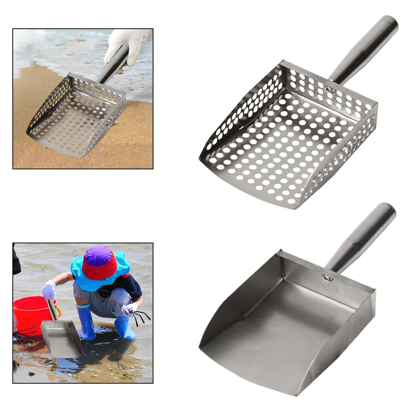 พลั่วชายหาดอเนกประสงค์ พกพาสะด - Sand Scoop Stainless Steel Beach Digging บทวิจารณ์และราคา