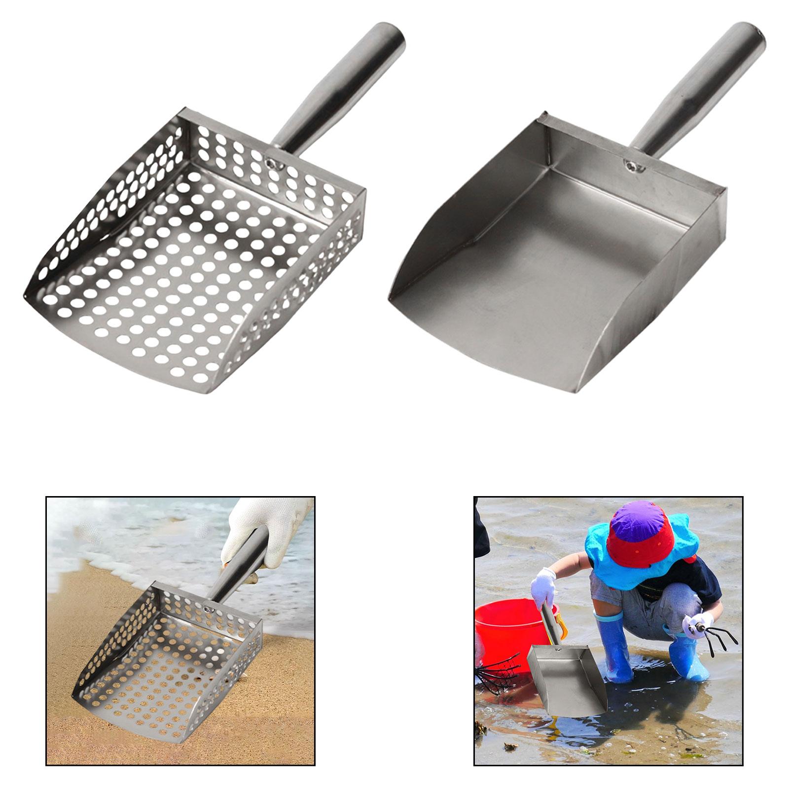 พลั่วชายหาดอเนกประสงค์ พกพาสะด - Sand Scoop Stainless Steel Beach Digging บทวิจารณ์และราคา