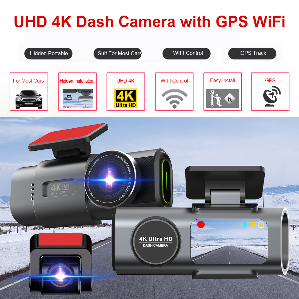 Dash Cam 4K GPS WIFI APP 24H N - Ground Penetrating Radar Scanner บทวิจารณ์และราคา