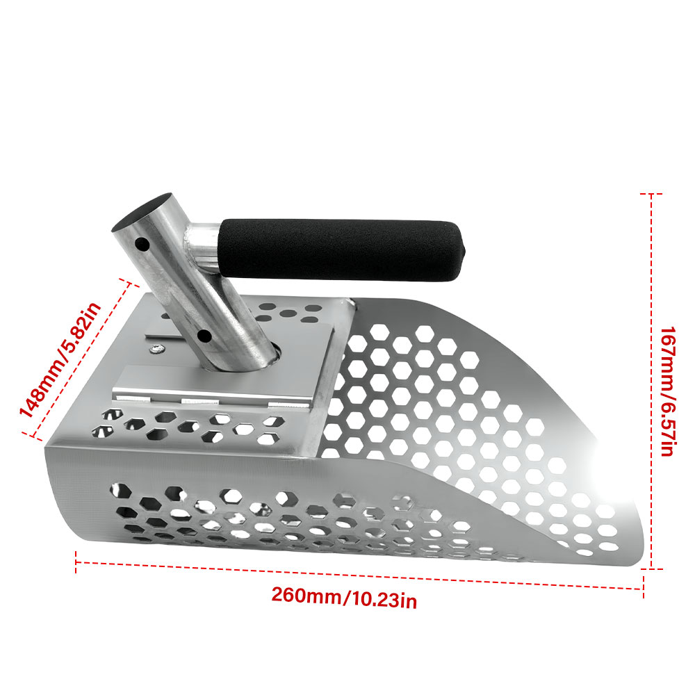 พลั่วตักทรายสแตนเลสแบบพกพา เคร - Sand Scoop Stainless Steel Beach Digging บทวิจารณ์และราคา