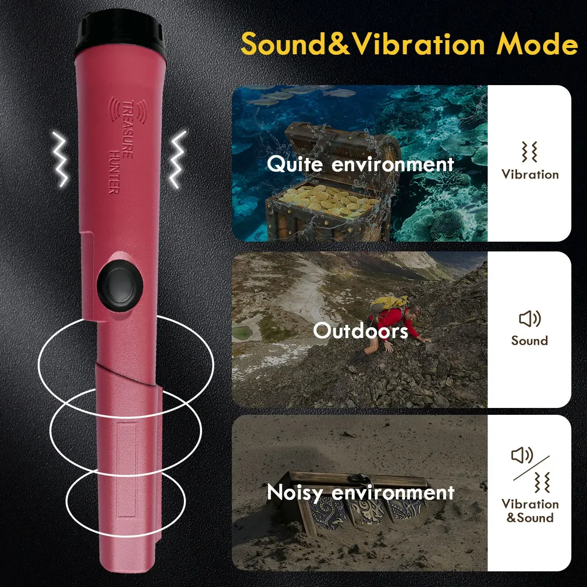 Treasure Hunter GT110-Plus Pin - Waterproof Metal Detector Pinpointer บทวิจารณ์และราคา
