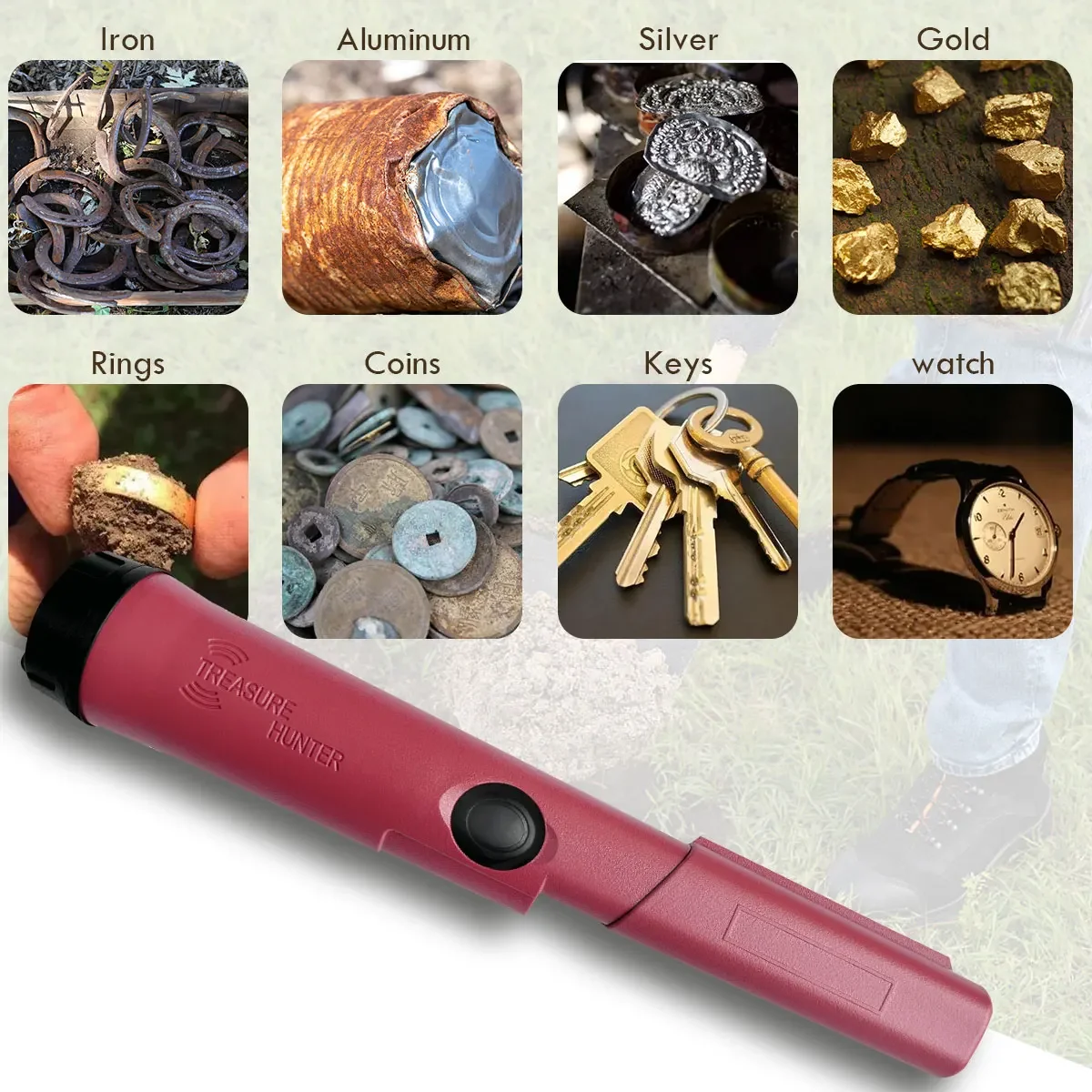 Treasure Hunter GT110-Plus Pin - Waterproof Metal Detector Pinpointer บทวิจารณ์และราคา