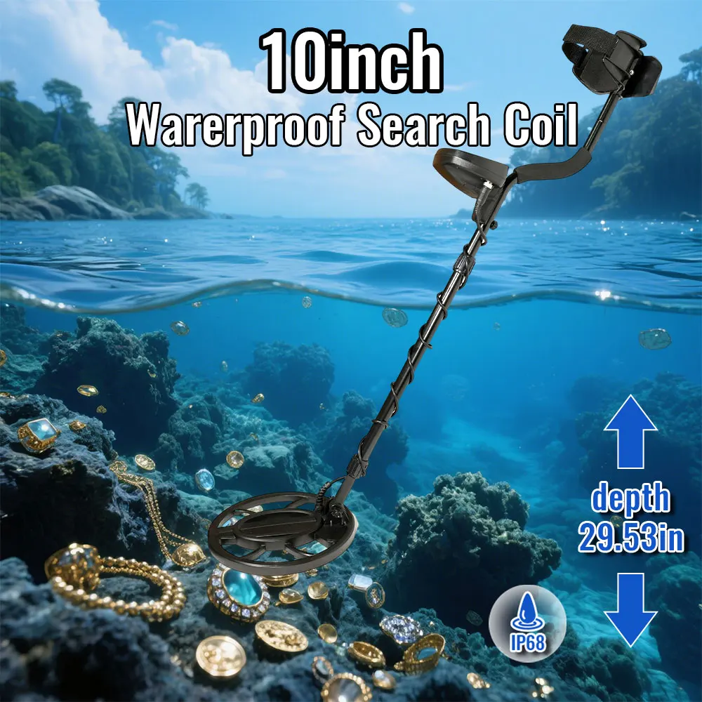 เครื่องตรวจจับโลหะแบบมืออาชีพ  - Waterproof Metal Detector Pinpointer บทวิจารณ์และราคา