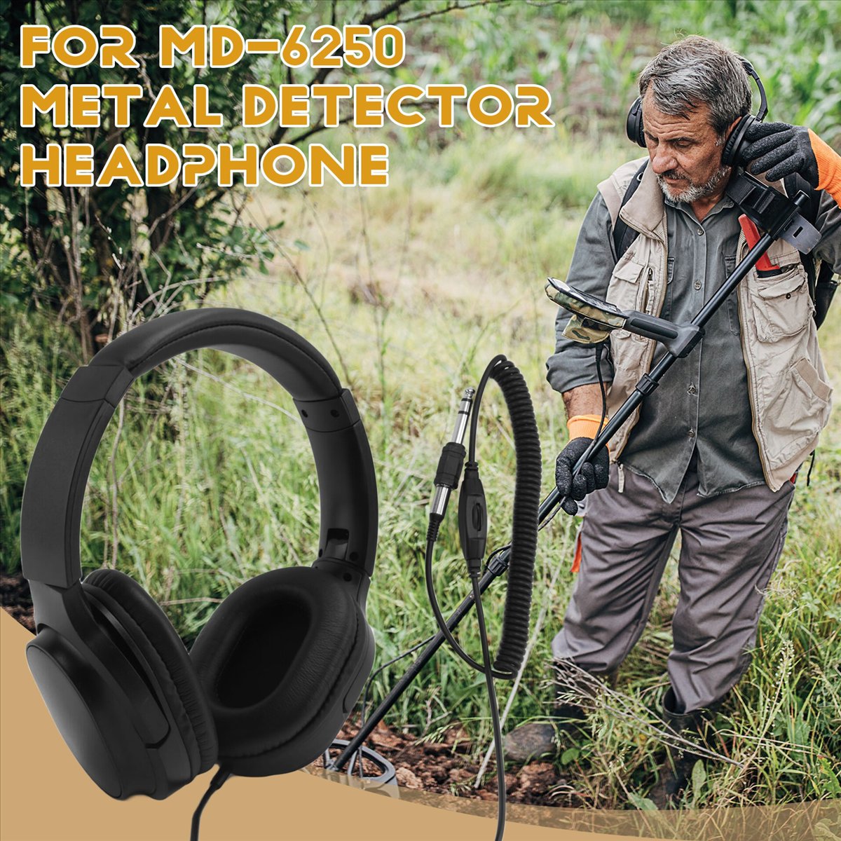 คุณภาพระดับมืออาชีพเครื่องตรวจ - Metal Detector Headphones Audio บทวิจารณ์และราคา