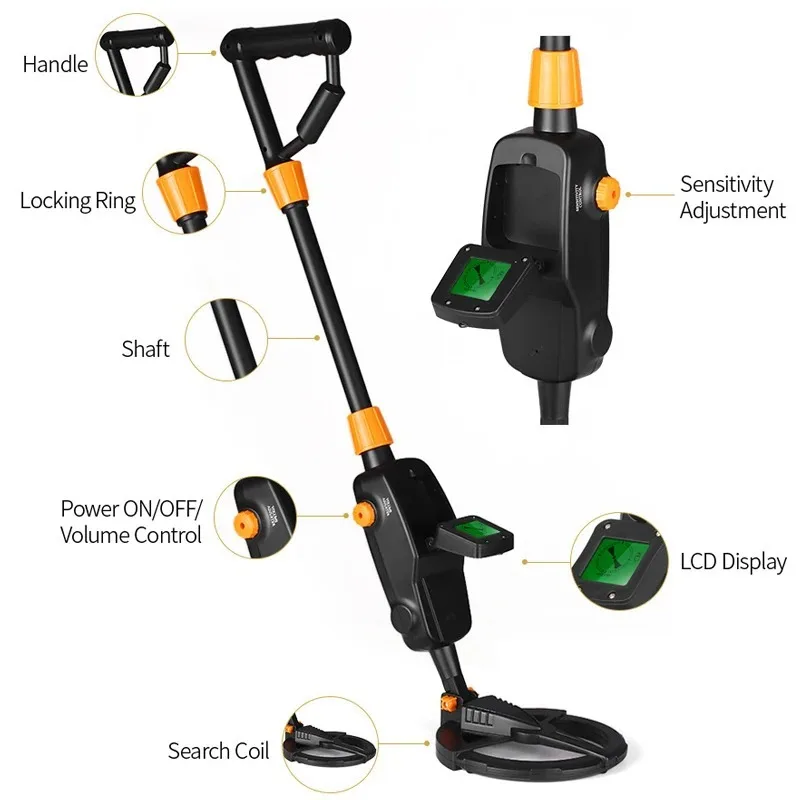 เครื่องตรวจจับโลหะสำหรับเด็ก ร - Waterproof Metal Detector Pinpointer บทวิจารณ์และราคา