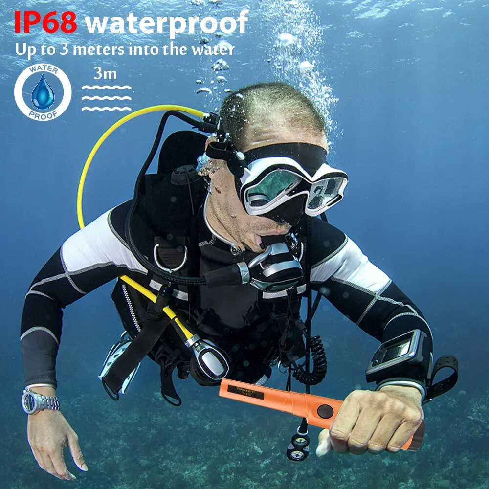 TC-110 เครื่องตรวจจับโลหะแบบมื - Waterproof Metal Detector Pinpointer บทวิจารณ์และราคา