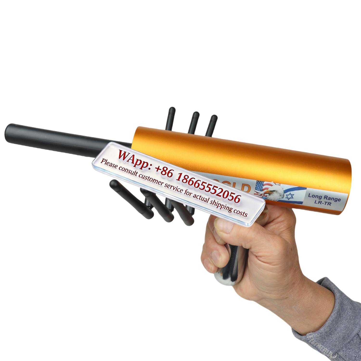 เครื่องตรวจจับโลหะใต้ดินระยะไก - Gold Detector Long Range Locator บทวิจารณ์และราคา