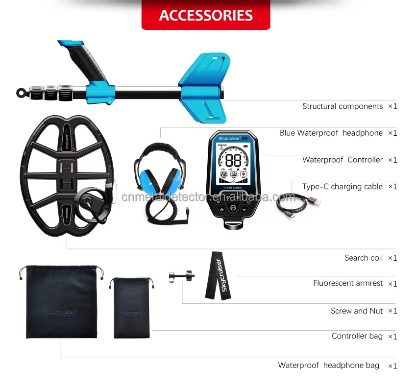 เครื่องตรวจจับโลหะใต้น้ำ Skycr - Gold Detector Long Range Locator บทวิจารณ์และราคา