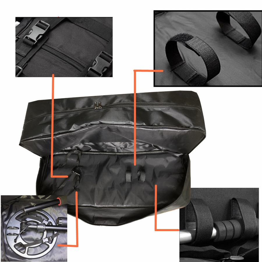 เครื่องตรวจจับโลหะพกพากระเป๋าแ - Metal Detector Carry Bag Backpack บทวิจารณ์และราคา