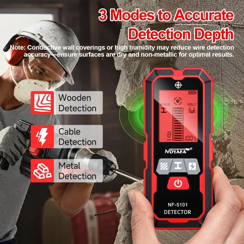 NOYAFA NF-5101 เครื่องสแกนผนัง - Ground Penetrating Radar Scanner บทวิจารณ์และราคา