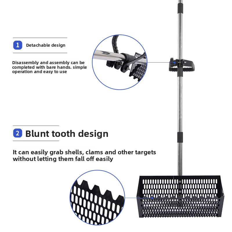 ที่ตักทรายชายหาดสแตนเลส เครื่อ - Sand Scoop Stainless Steel Beach Digging บทวิจารณ์และราคา