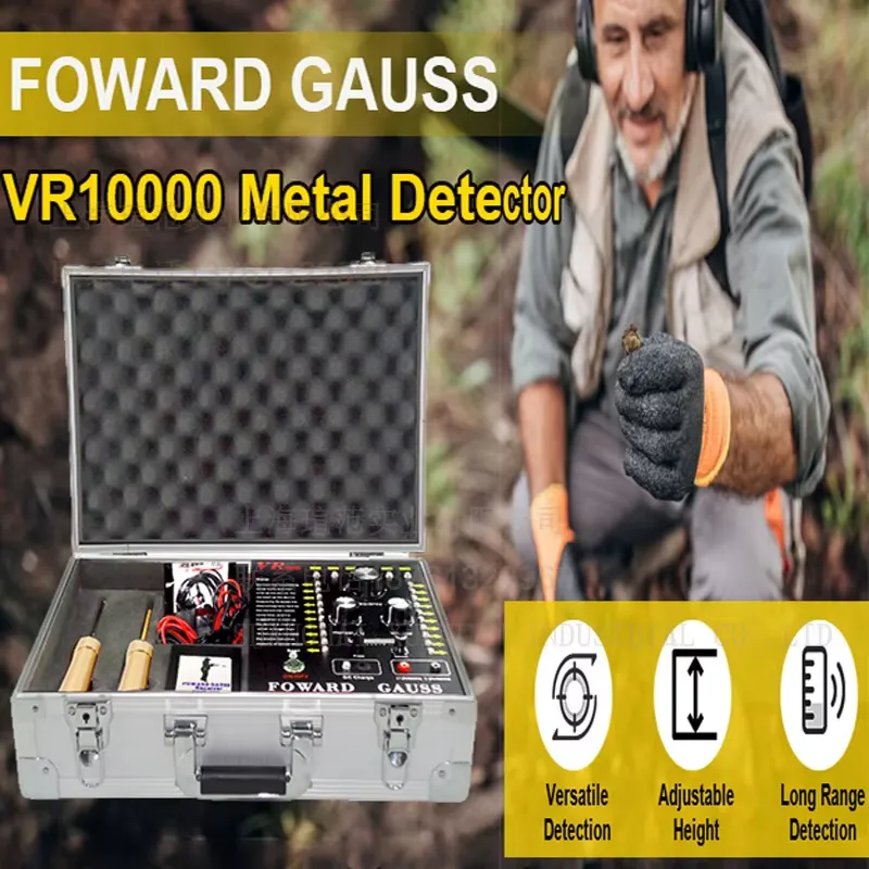 VR10000 เครื่องตรวจจับโลหะใต้ด - Gold Detector Long Range Locator บทวิจารณ์และราคา