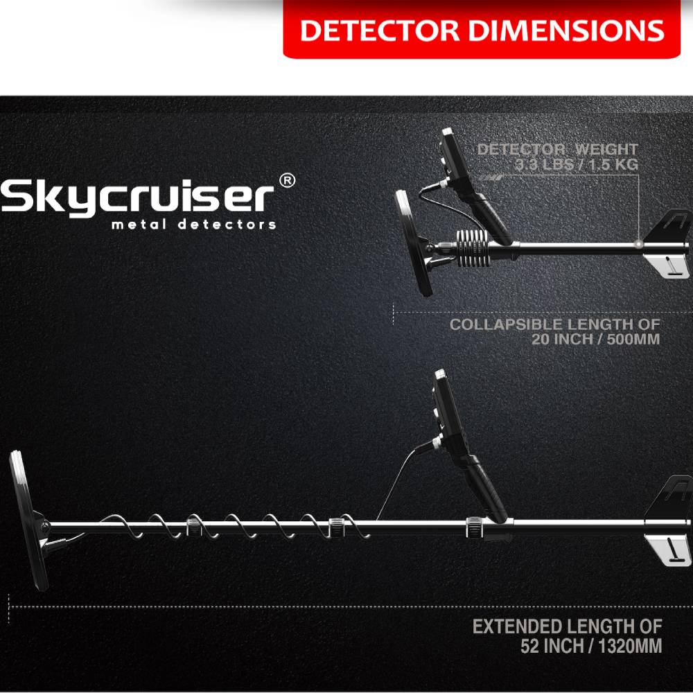 เครื่องตรวจจับทองคำ Skycruiser - Ground Penetrating Radar Scanner บทวิจารณ์และราคา