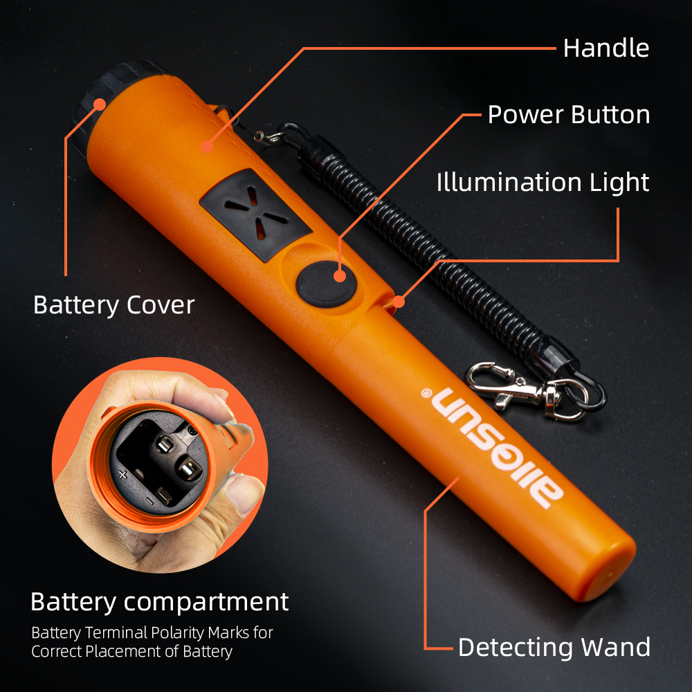 เครื่องตรวจจับโลหะแบบพกพา TS10 - Waterproof Metal Detector Pinpointer บทวิจารณ์และราคา