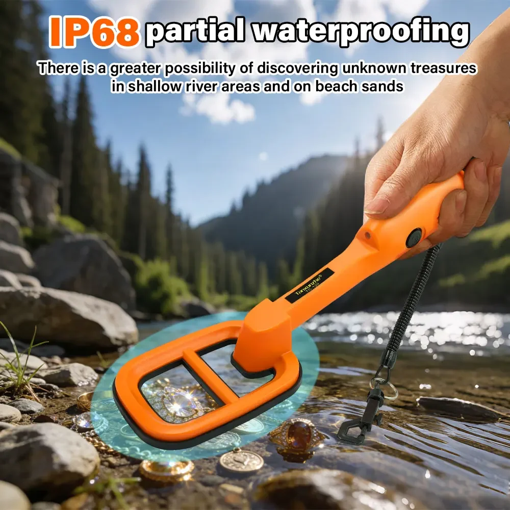 เครื่องตรวจจับโลหะแบบมือถือ TC - Waterproof Metal Detector Pinpointer บทวิจารณ์และราคา