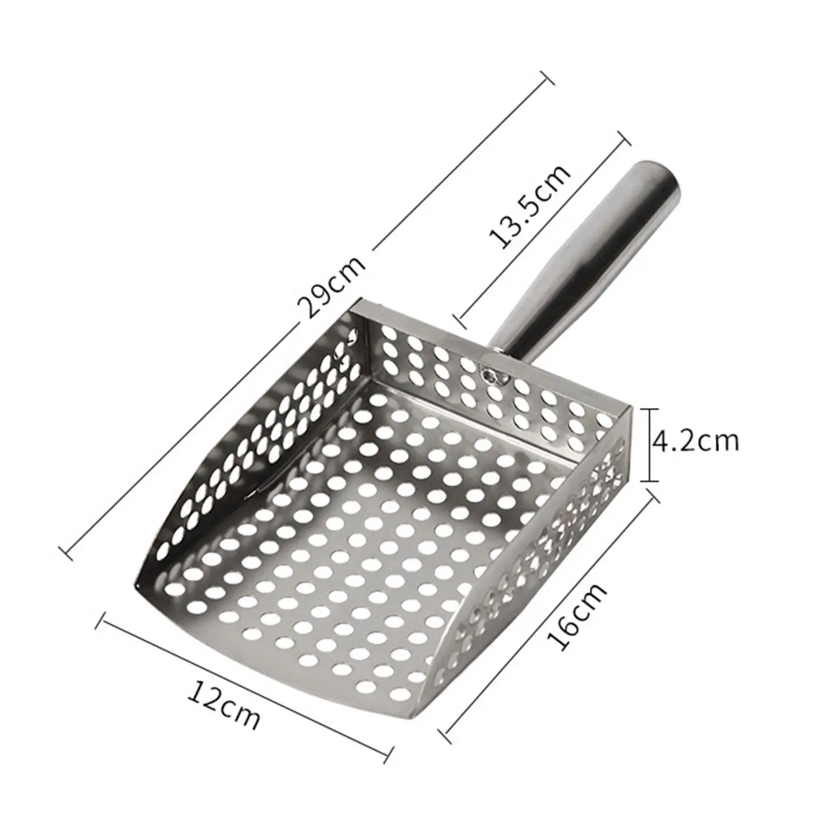 พลั่วตักชายหาดอเนกประสงค์ พกพา - Sand Scoop Stainless Steel Beach Digging บทวิจารณ์และราคา