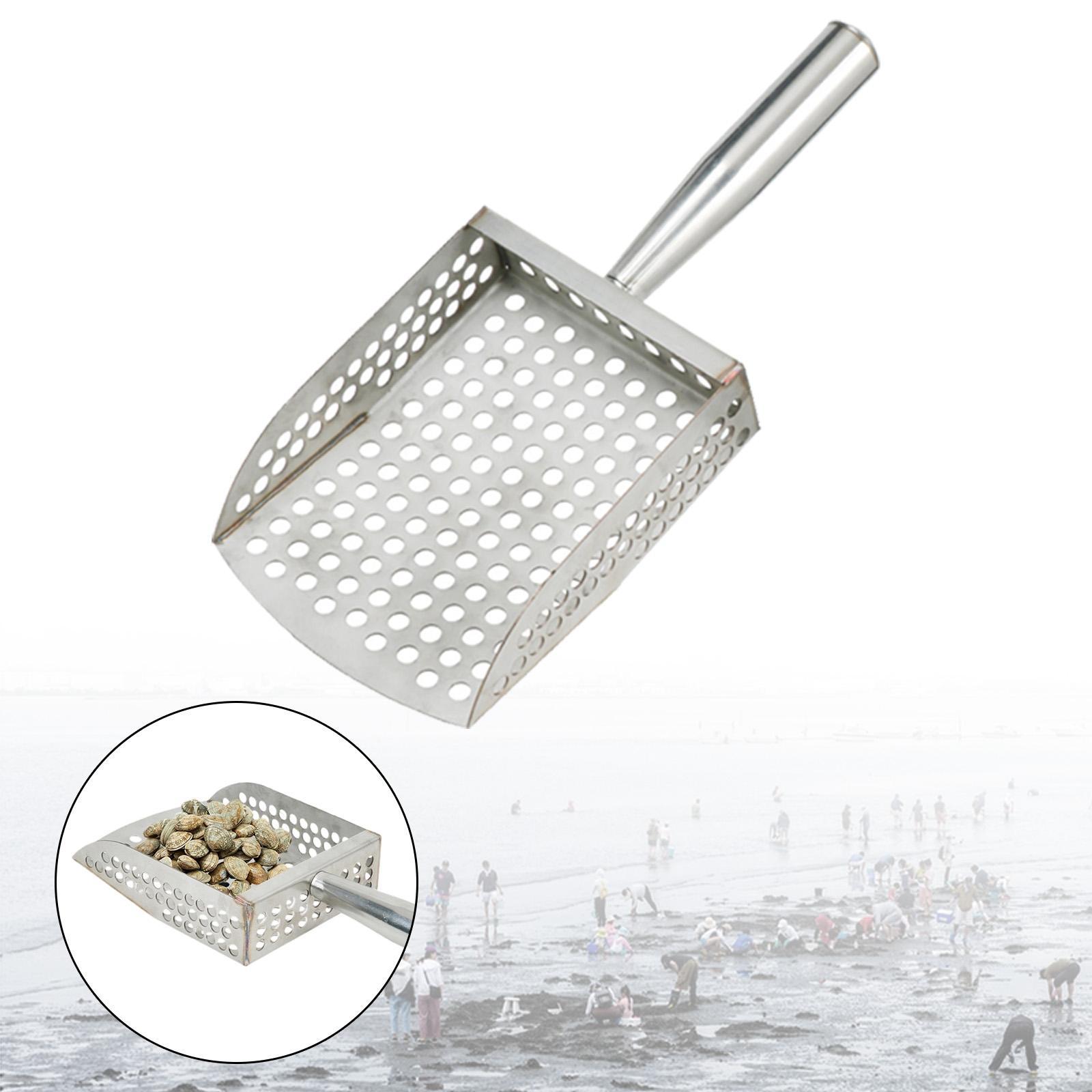 ที่ตักทรายแบบมือถือ ด้ามจับถนั - Sand Scoop Stainless Steel Beach Digging บทวิจารณ์และราคา