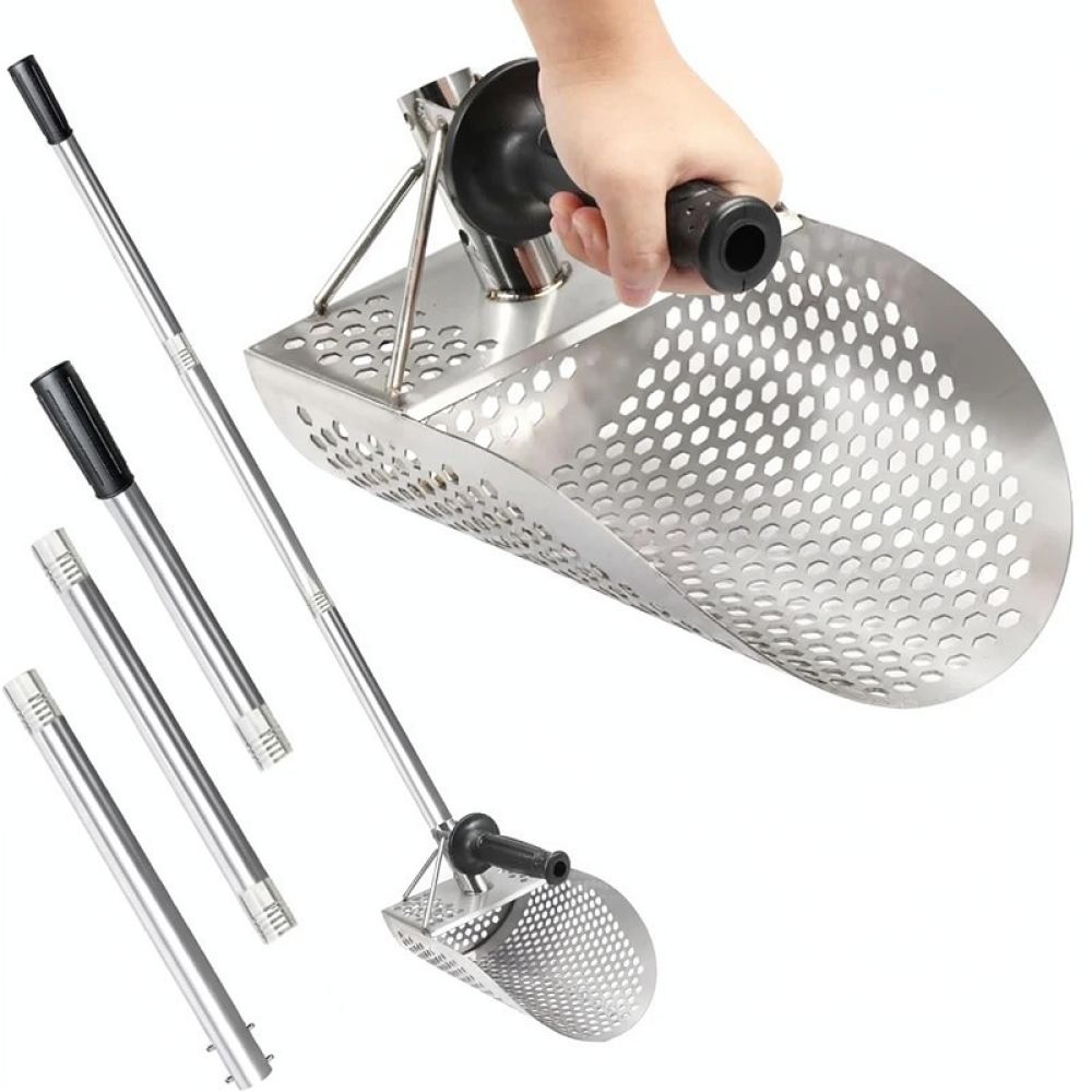 พลั่วตักทรายชายหาดสแตนเลสสตีลแ - Sand Scoop Stainless Steel Beach Digging บทวิจารณ์และราคา