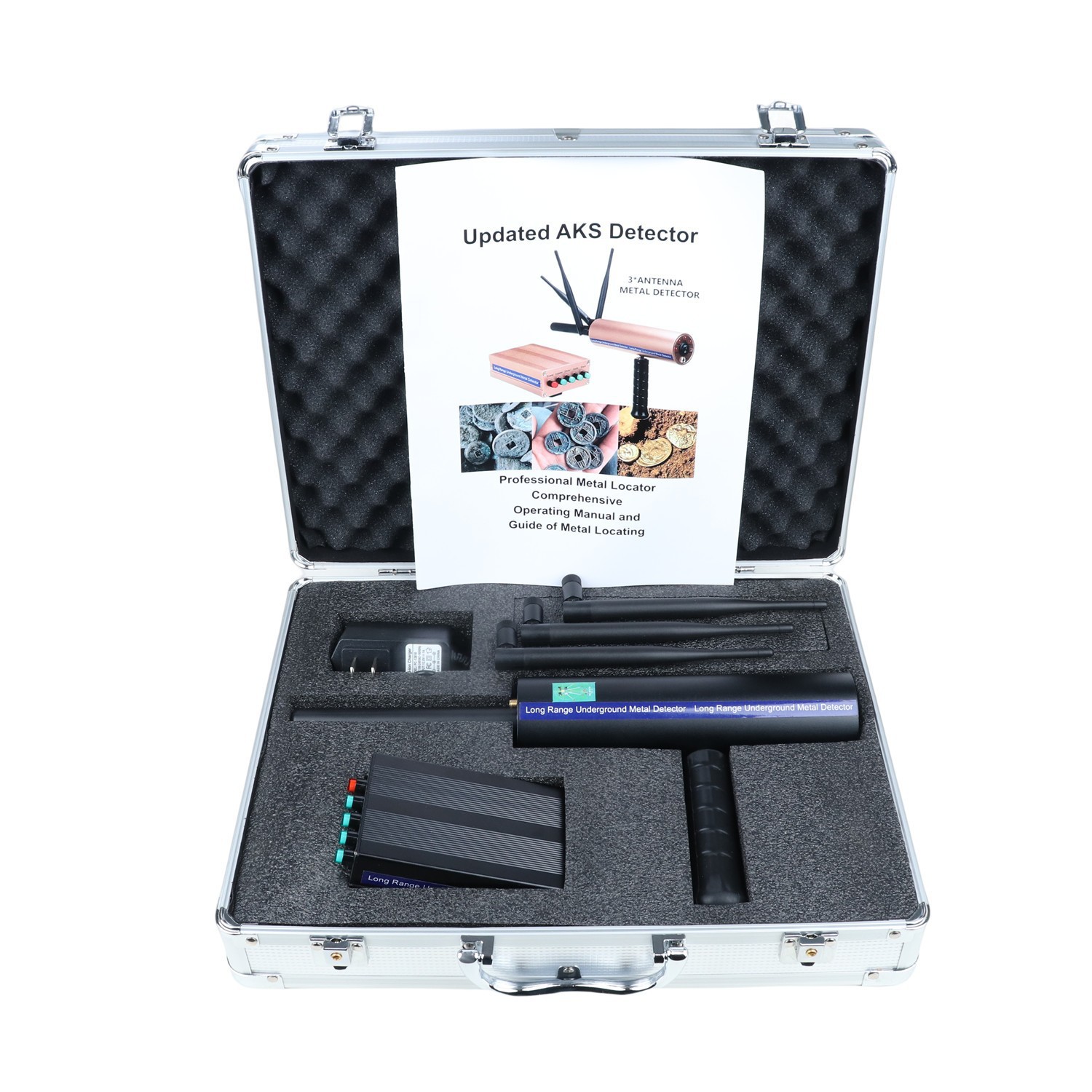 เครื่องตรวจจับโลหะแบบใหม่ ระยะ - Gold Detector Long Range Locator บทวิจารณ์และราคา
