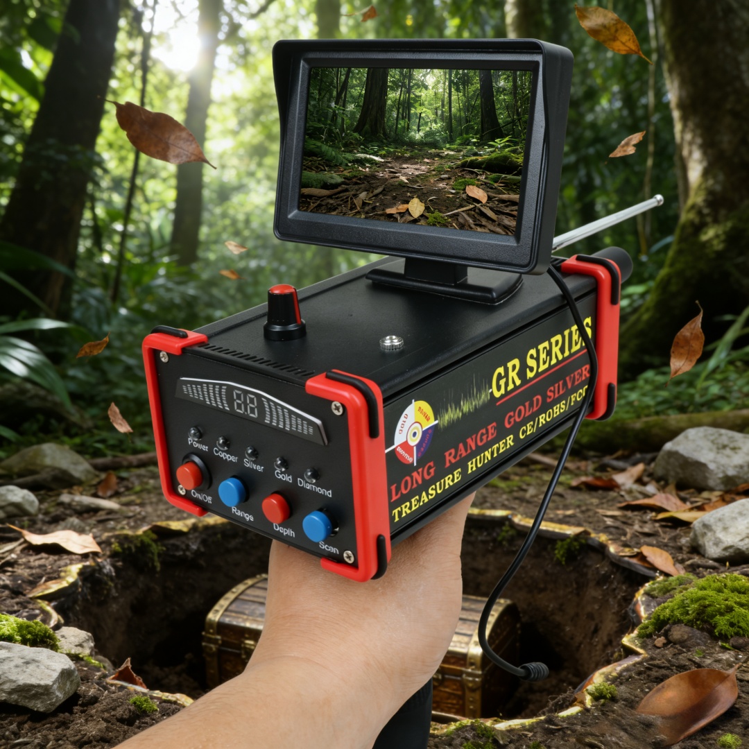 เครื่องตรวจจับโลหะรุ่นใหม่ ปรั - Gold Detector Long Range Locator บทวิจารณ์และราคา