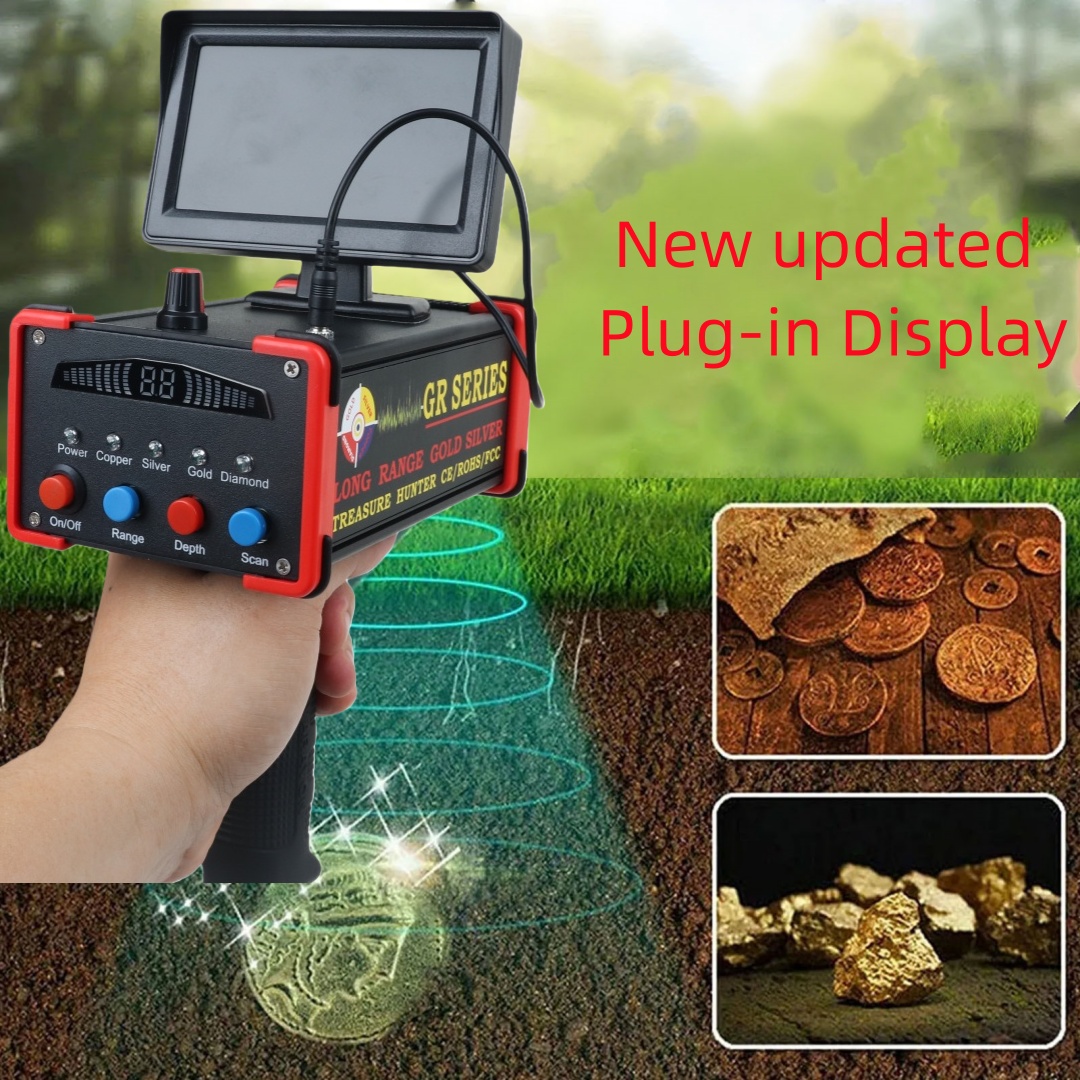 เครื่องตรวจจับโลหะรุ่นใหม่ ปรั - Gold Detector Long Range Locator บทวิจารณ์และราคา