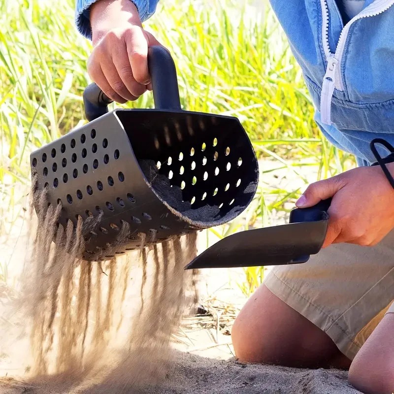 ชุดเครื่องมือคีบทรายและพลั่วสำ - Sand Scoop Stainless Steel Beach Digging บทวิจารณ์และราคา