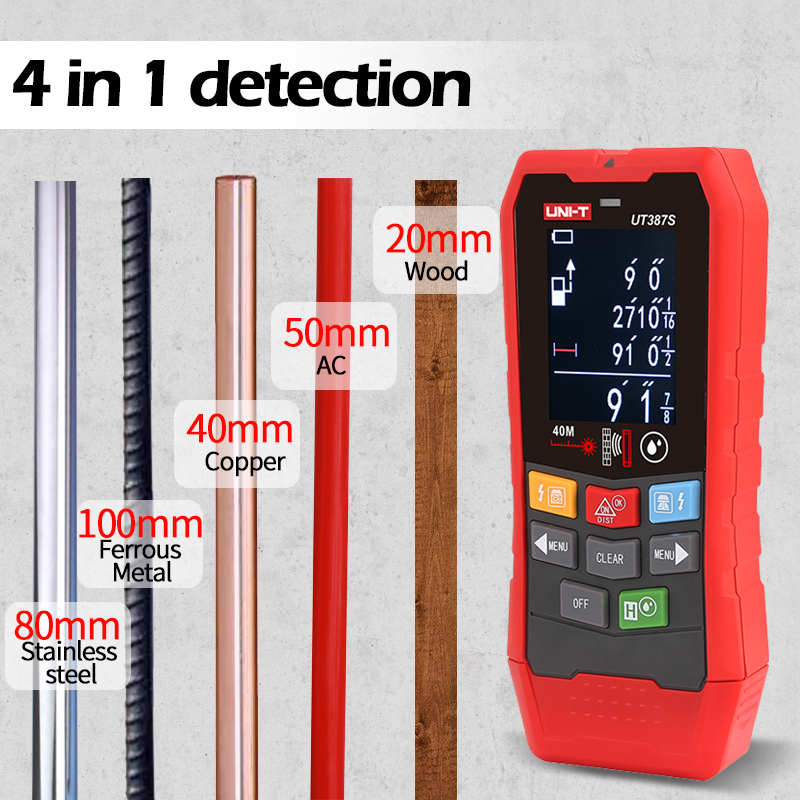 UNI-T 4 In 1 เครื่องตรวจจับโลห - Ground Penetrating Radar Scanner บทวิจารณ์และราคา