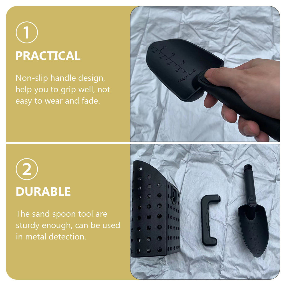 ชุดอุปกรณ์ตักทรายพรีเมียม 1 ชุ - Treasure Hunting Shovel Digging Tool บทวิจารณ์และราคา